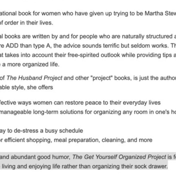 NEW - The Get Yourself Organized Project: 21 Steps - Picture 2 of 5